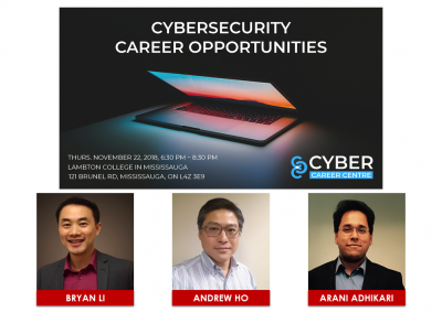 Event Highlights – Cybersecurity Career Opportunities (Nov 22, 2018)